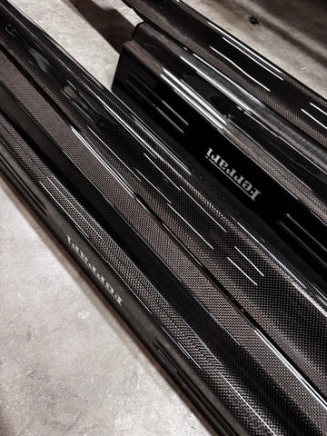 Ferrari 812 Superfast Carbon Fiber Rocker Panels Side Skirt Full Replacements