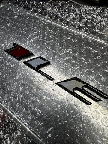 Carbon Fiber 1LE Badge – Custom Color Insert