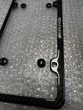 AMG Carbon Fiber Plate Frame 4 bolt hole slim style