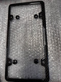 AMG Carbon Fiber Plate Frame 4 bolt hole slim style