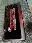 FORD F150 RAPTOR CARBON FIBER PLATE FRAME -Code Orange Logo