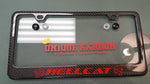 Hellcat carbon fiber plate frame RED LOGO