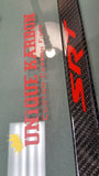 SRT carbon fiber license plate frame RED