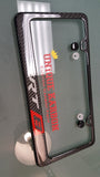 SRT8 carbon fiber license plate frame