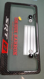 SRT8 carbon fiber license plate frame