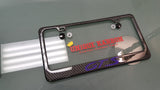 Porsche GTS Carbon Fiber Plate Frame PURPLE