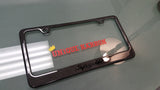 Porsche Spyder Carbon Fiber Plate Frame -BLACK