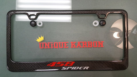 FERRARI 458 SPIDER CARBON FIBER PLATE FRAME