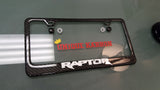 FORD F150 RAPTOR CARBON FIBER PLATE FRAME
