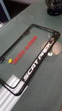 Scat Pack SRT carbon fiber license plate frame