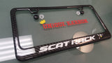 Scat Pack SRT carbon fiber license plate frame