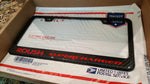 FORD ROUSH SUPERCHARGED CARBON FIBER PLATE FRAME -RED