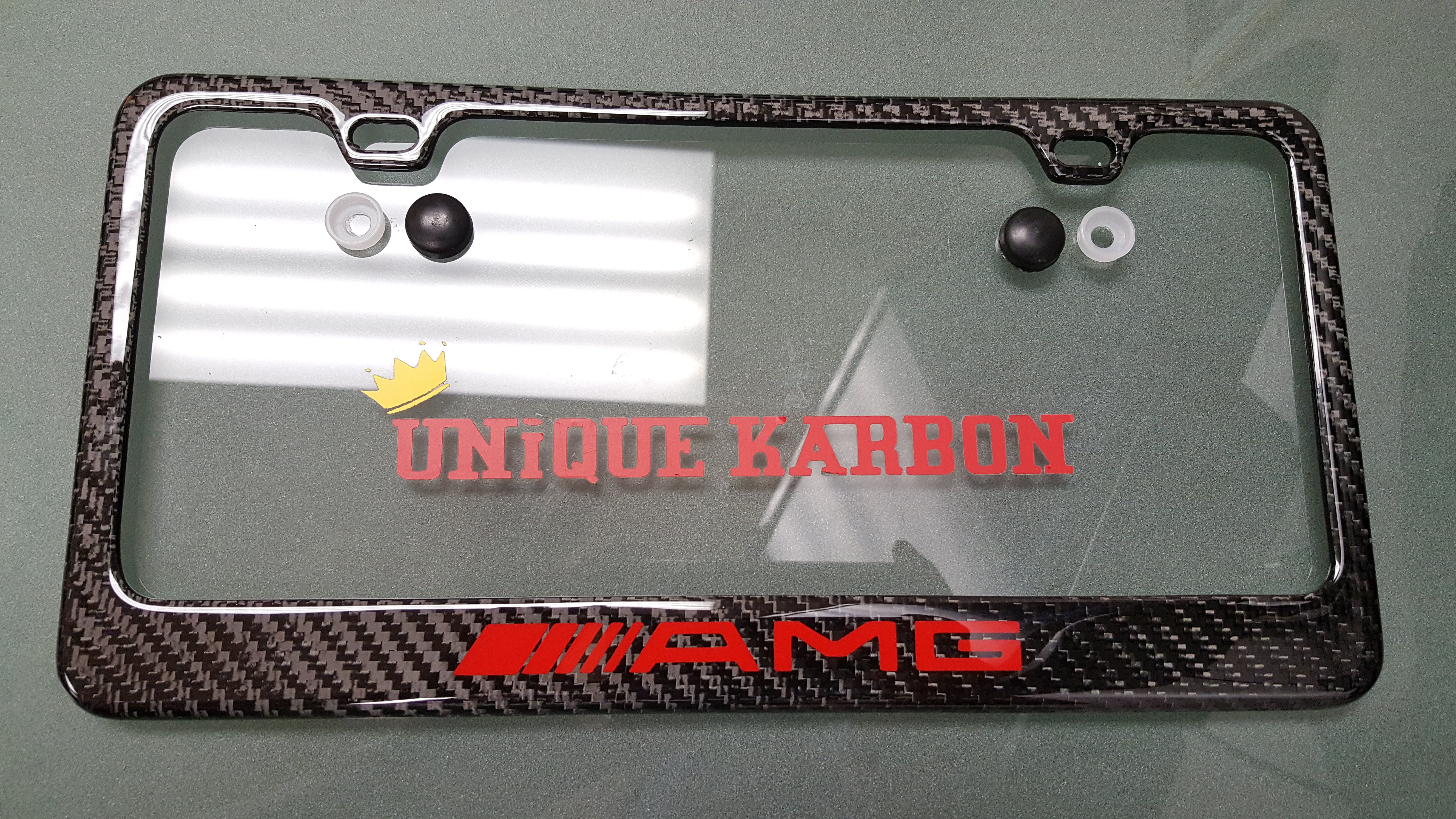 Mercedes AMG Carbon Fiber Plate Frame