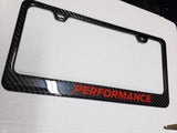 FORD PERFORMANCE CARBON FIBER PLATE FRAME -BLUE/RED