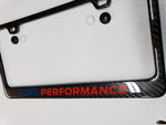 FORD PERFORMANCE CARBON FIBER PLATE FRAME -BLUE/RED