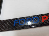 FORD PERFORMANCE CARBON FIBER PLATE FRAME -BLUE/RED
