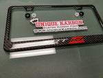 SRT-10 carbon fiber license plate frame