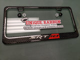 SRT-10 carbon fiber license plate frame