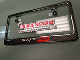 SRT-10 carbon fiber license plate frame