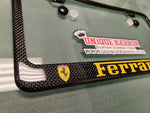 Ferrari Carbon Fiber Plate Frame