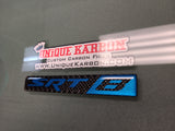 SRT-8 Carbon Fiber Badge -Blue Metallic (OEM size)