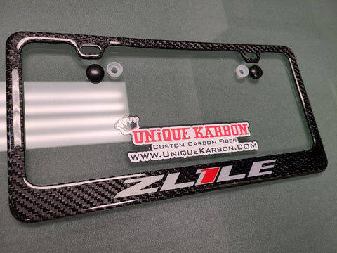 ZL1LE Carbon Fiber License Plate Frame