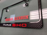 FORD TAURUS SHO CARBON FIBER PLATE FRAME