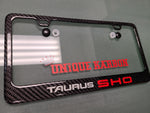 FORD TAURUS SHO CARBON FIBER PLATE FRAME