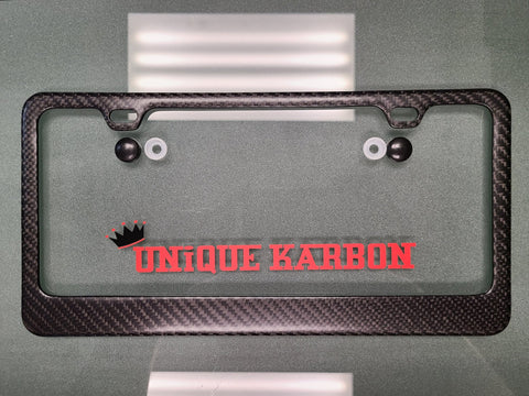 Twill Carbon Fiber Plate Frame Satin Finish