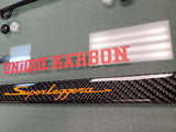 Lamborghini Superleggera carbon fiber license plate frame