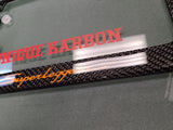 Lamborghini Superleggera carbon fiber license plate frame