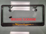 Lamborghini Superleggera carbon fiber license plate frame