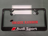 Audi Sport Carbon Fiber Plate Frame