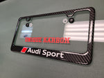 Audi Sport Carbon Fiber Plate Frame