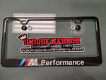 BMW M PERFORMANCE CARBON FIBER PLATE FRAME