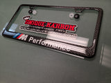 BMW M PERFORMANCE CARBON FIBER PLATE FRAME