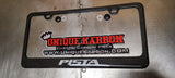 FERRARI PISTA CARBON FIBER PLATE FRAME -WHITE