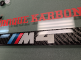 BMW M4 CARBON FIBER PLATE FRAME