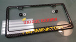 FORD MUSTANG TERMINATOR CARBON FIBER PLATE FRAME -YELLOW