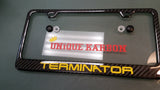 FORD MUSTANG TERMINATOR CARBON FIBER PLATE FRAME -YELLOW