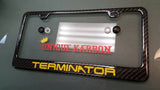 FORD MUSTANG TERMINATOR CARBON FIBER PLATE FRAME -YELLOW