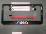 BMW M4 CARBON FIBER PLATE FRAME