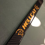 Hellcat carbon fiber plate frame GOLD LOGO