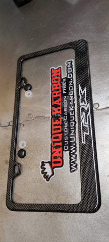 Dodge TRX carbon fiber plate frame.
