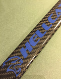 Hellcat carbon fiber plate frame BLUE LOGO